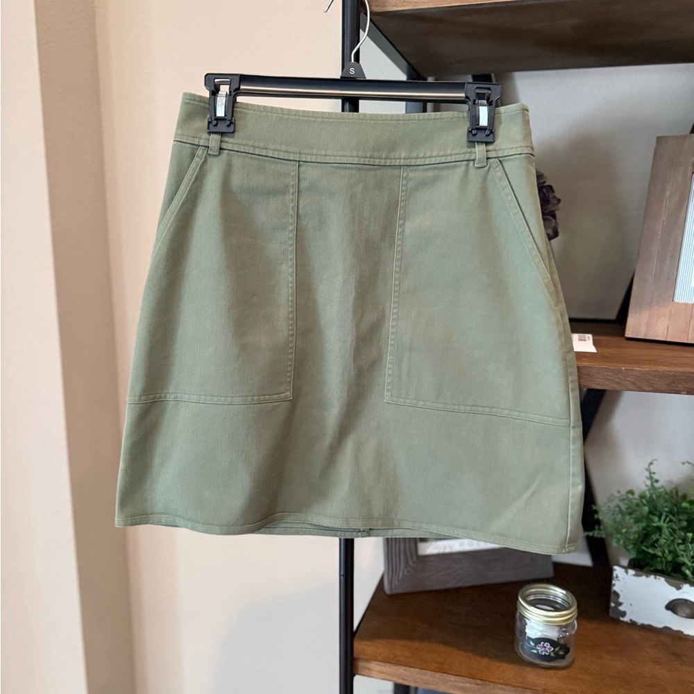 Banana Republic Olive Mini Skirt